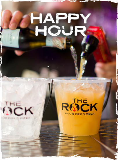 The Rock Wood Fired Pizza & Spirits Specials – Lakewood Happy Hours